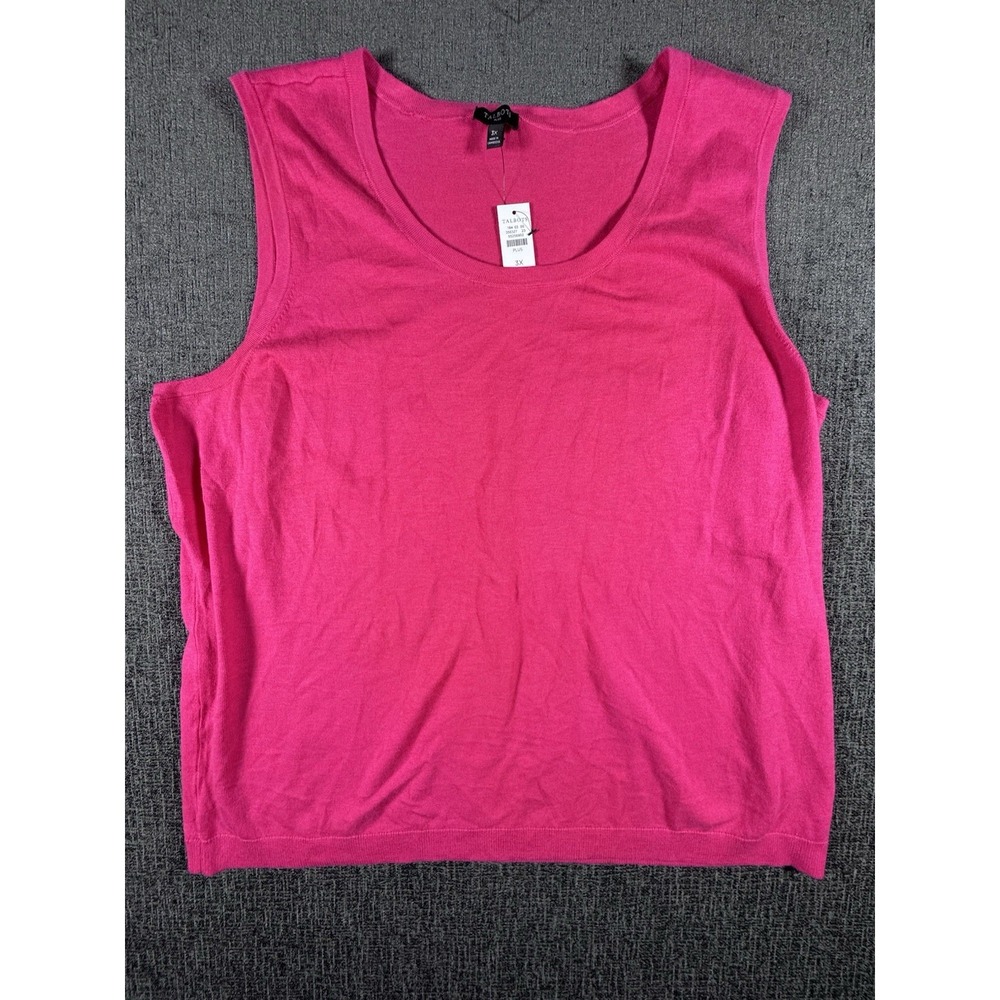 Talbots Women‎ Pink Sleeveless Top 3X Plus NWT